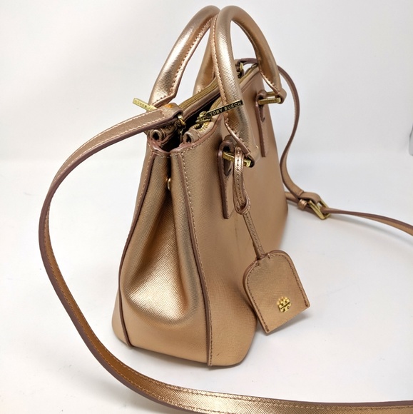 π Sale!πHPπTory Burch Robinson TB Micro Rose Gold Shoulder Bag Satchel π - Picture 5 of 8